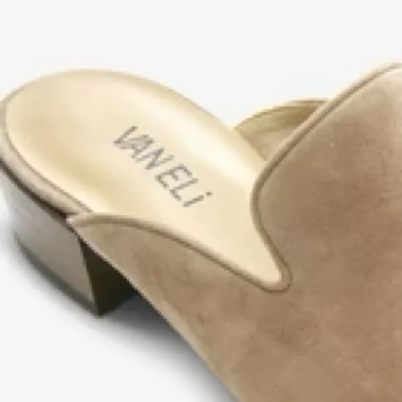 Vaneli Teja Mule - Military Suede / Brown Suede Slip-On Shoes / Size 7 - Picture 9 of 12